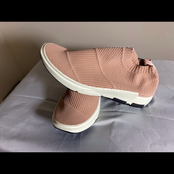 Pink Mesh Knit Sock Trainers - Picture 4 of 5